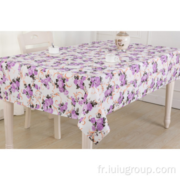 Couverture de table carrée en tissu de table de banquet résistant à l&#39;huile